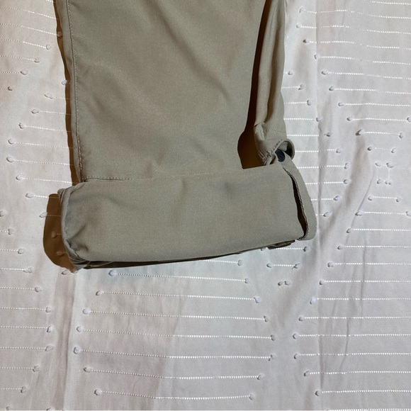 Duluth Trading Khaki Cargo Hiking Pants Womens 12x29 Stretch - Picture 3 of 8